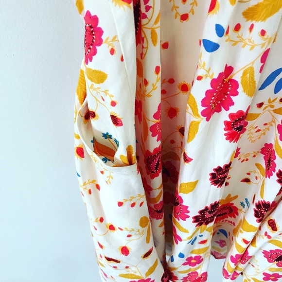 Express Floral Summer Dress sz XS - Picture 3 of 4